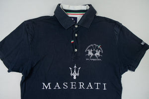 Vintage La Martina Maserati Poloshirt | M